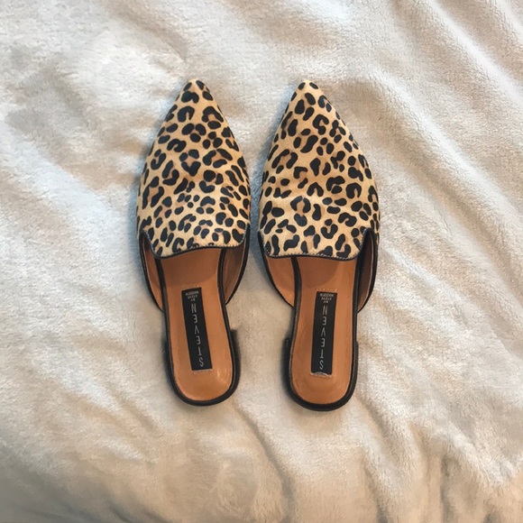 steven leopard mules